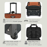 Travel Select Amsterdam Softside Expandable Luggage with Rolling Wheels, Navy, 29 - Inch Large