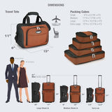 Travel Select Amsterdam Softside Expandable Luggage with Rolling Wheels, Red, 2 - Piece Set (15/21)