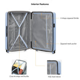 Travel Select Bridgetown Hardside Expandable Luggage w/TSA Lock, Light Blue, 21 - Inch Carry - on
