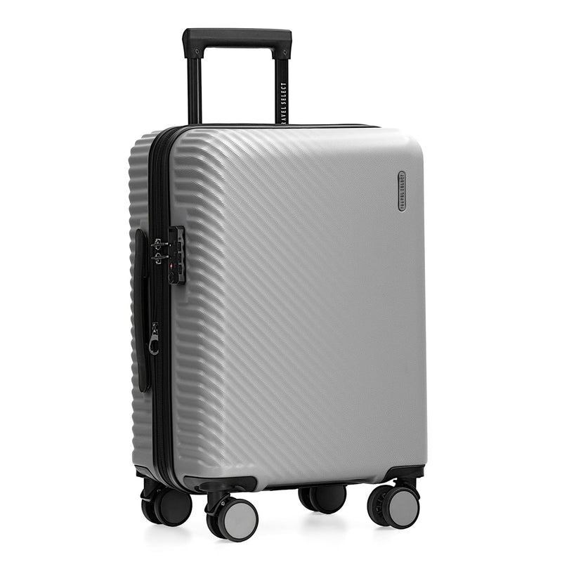 Travel Select Bridgetown Hardside Expandable Luggage w/TSA Lock, Silver, 21 - Inch Carry - on