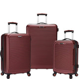 Travel Select 's Savannah 3 - piece Hardside Spinner Luggage Set Red