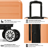 Travel Select Snowcreek Hardside Expandable Spinner w/USB Port, Tangerine, 21 - Inch Carry - on