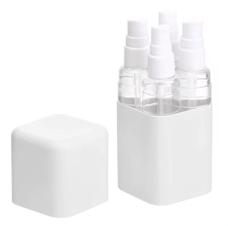 Travel Size Toiletry Bottles Set, TSA Approved, 1.69 oz, Leak - Proof, BPA - Free Plastic, 4 - Pack, (GREY)