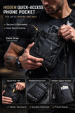Travel Small Crossbody Bags for Men & Women with Hidden Pocket - Waterproof Crosssbody Fanny Pack for Men with Adjustable Shoulder Sling Belt for Traveling, Running & Hiking