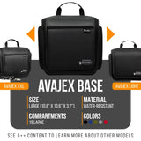 Travel Toiletry Bag for Men and Women - (10.6”x10.6”x3.2”) Large Hanging Toiletry Organizer - Waterproof Hygiene Bag with Metal XXL Swivel Hook, with Sturdy Zippers and 19 Compartments for Toiletries