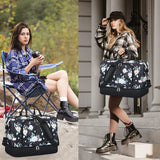 Travel Weekender Bag for Women, 21" Overnight Bag with Shoe Compartment 50L Large Travel Duffel Bag Carry On Tote for Weekend, Overnight, Business Trips, Water Resistant