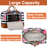 Travel Weekender Bag for Women, Overnight Bag with Shoe Compartment Oversized Travel Duffel Bag Carry On Tote 21"