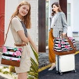 Travel Weekender Bag for Women, Overnight Bag with Shoe Compartment Oversized Travel Duffel Bag Carry On Tote 21"