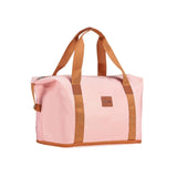 TRAVELEO 4 Piece Carry On Luggage Set 20 Inch, Expandable PP Hardshell Suitcase with Detachable Spinner Wheels & TSA Lock, Includes Cosmetic Case, Travel Tote & Toiletry Bag, Lightweight (Pink)