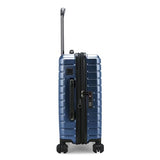 Traveler's Choice Archer Polycarbonate Hardside Spinner Luggage Set, Blue, Carry - On 21 - Inch, Tie Down Straps