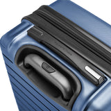 Traveler's Choice Archer Polycarbonate Hardside Spinner Luggage Set, Blue, Carry - On 21 - Inch, Tie Down Straps