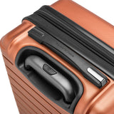 Traveler's Choice Archer Polycarbonate Hardside Spinner Luggage Set, Tie Down Straps, Orange, 2 - Piece