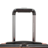 Traveler's Choice Archer Polycarbonate Hardside Spinner Luggage Set,Tie Down Straps, Orange, Checked 29 - Inch