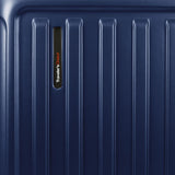 Traveler's Choice Art of Travel Hardside Expandable Luggage with Spinner Wheels, Navy
