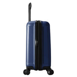 Traveler's Choice Art of Travel Hardside Expandable Luggage with Spinner Wheels, Navy