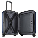 Traveler's Choice Art of Travel Hardside Expandable Luggage with Spinner Wheels, Navy