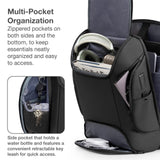 Traveler's Choice Breenon 19 - Inch Laptop Backpack with USB Port, Gray