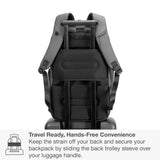 Traveler's Choice Breenon 19 - Inch Laptop Backpack with USB Port, Gray