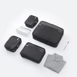 Traveler's Choice Cloverland Packing Cubes 5 Piece Set, Black