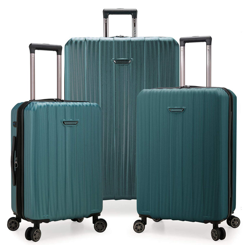 Traveler's Choice Dana Point Hardside Expandable Luggage Set, Spruce, 3 - Piece