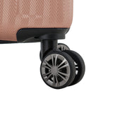 Traveler's Choice Dana Point Hardside Expandable Luggage with Spinner Wheels, Rose Gold, 3 - Piece Set