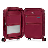 Traveler's Choice Edinburgh II Hardside Spinner Luggage, TSA Lock, Red, 21" Carry - on