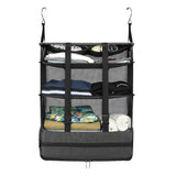 Traveler's Choice Expandable Suitcase Organizer with Compression, Space - Saving Design & Quick - Hang Hooks