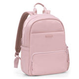 Traveler's Choice Iria 20L Backpack for Women, Water Resistant Travel Bag Daypack, Work, College, Business, Commuter, Dusty Pink, Carry - on Laptop Backpack