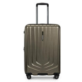 Traveler's Choice Lethbridge Hardside Expandable Spinner Luggage with TSA Lock, Mocha Gold, 26" Medium