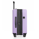 Traveler's Choice Markham Hardside Expandable Luggage with Double Spinner Wheels, Carry - On 21 - Inch Suitcase, TSA Lock, 21 - Inch, Purple