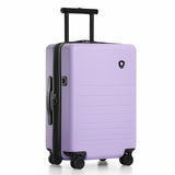 Traveler's Choice Markham Hardside Expandable Luggage with Double Spinner Wheels, Carry-On 21-Inch Suitcase, TSA Lock, 21-Inch, Purple