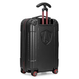 Traveler's Choice Maxporter II Polycarbonate Hardside Trunk with Spinner Wheels, Black, 22 - Inch Carry - on Luggage