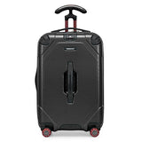 Traveler's Choice Maxporter II Polycarbonate Hardside Trunk with Spinner Wheels, Black, 22 - Inch Carry - on Luggage