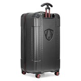 Traveler's Choice Maxporter II Polycarbonate Hardside Trunk with Spinner Wheels, Gray, 31 - Inch Large Trunk