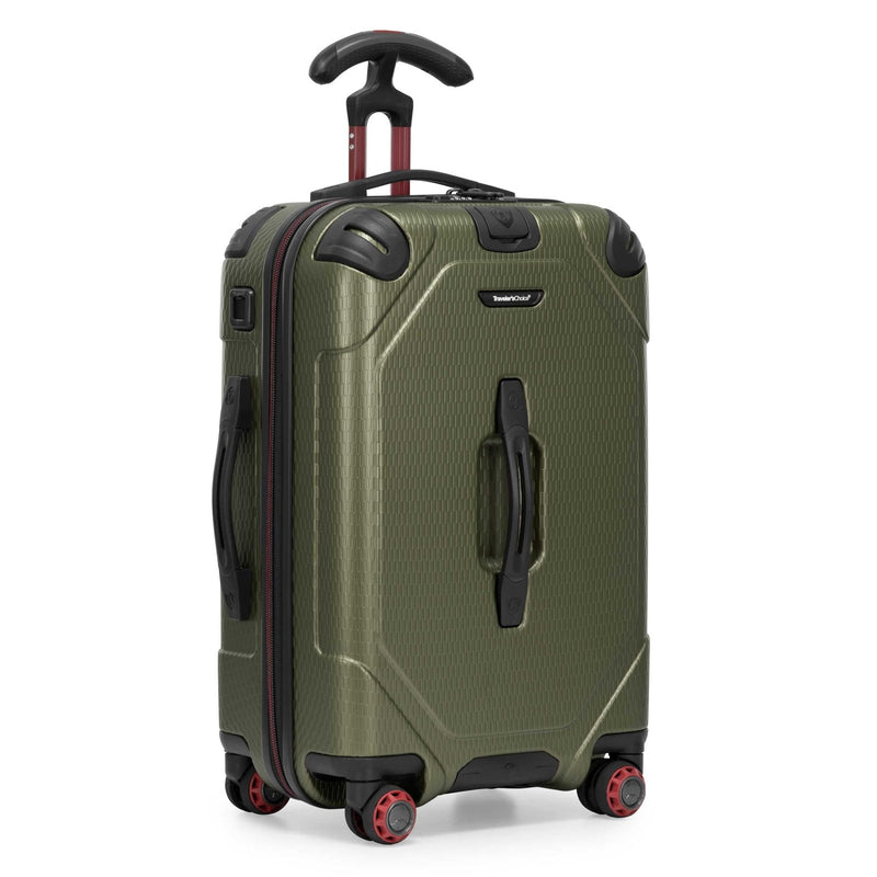Traveler's Choice Maxporter II Polycarbonate Hardside Trunk with Spinner Wheels, Green, 22 - Inch Carry - on Luggage