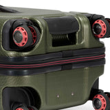 Traveler's Choice Maxporter II Polycarbonate Hardside Trunk with Spinner Wheels, Green, 22 - Inch Carry - on Luggage