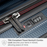 Traveler's Choice Maxporter II Polycarbonate Hardside Trunk with Spinner Wheels, Navy, 31 - Inch Trunk