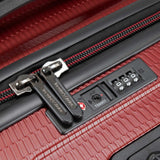 Traveler's Choice Maxporter II Polycarbonate Hardside Trunk with Spinner Wheels, Red, 22 - Inch Carry - on Luggage