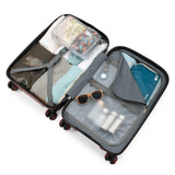 Traveler's Choice Maxporter II Polycarbonate Hardside Trunk with Spinner Wheels, Red, 22 - Inch Carry - on Luggage