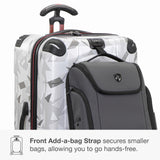 Traveler's Choice Maxporter II Polycarbonate Hardside Trunk with Spinner Wheels, White Camo, 31 - Inch Large Trunk