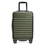 Traveler's Choice Mykel Dual Opening Polycarbonate Hardside Suitcase with Sleeve and Ergonomic Handle