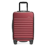 Traveler's Choice Mykel Dual Opening Polycarbonate Hardside Suitcase with Sleeve and Ergonomic Handle