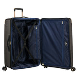 Traveler's Choice New London II Hardside Expandable Spinner Luggage, Gray, Checked - Large 29 - Inch