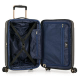 Traveler's Choice New London II Hardside Expandable Spinner Luggage, Navy, Carry - on 22 - Inch