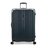 Traveler's Choice New London II Hardside Expandable Spinner Luggage, Navy, Checked - Large 29 - Inch