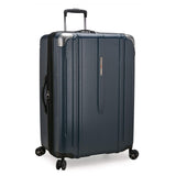 Traveler's Choice New London II Hardside Expandable Spinner Luggage, Navy, Checked-Large 29-Inch
