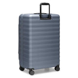 Traveler's Choice Novia Top Opening Expandable Polycarbonate Luggage with Spinner Wheels, Slate Blue, 30 - Inch Large