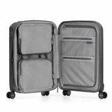 Traveler's Choice Pagosa Hardshell Expandable Luggage with Spinner Wheels, Gray, 22 - Inch Carry - on
