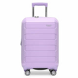 Traveler's Choice Pagosa Hardshell Expandable Luggage with Spinner Wheels, Lavender, 2 - Piece Set (22/26)