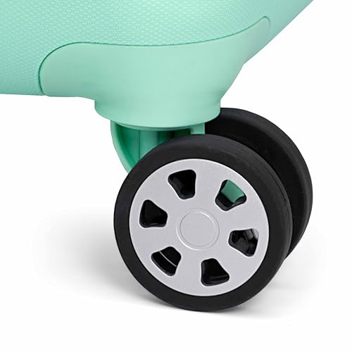 Traveler's Choice Pagosa Hardshell Expandable Luggage with Spinner Wheels, Mint, 26 - Inch Medium